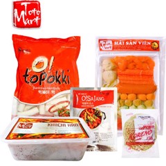 Lẩu tokbokki Hàn Quốc (3-4 người ăn) cay ngon chuẩn vị