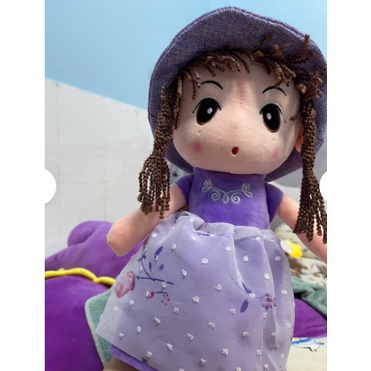 Búp Bê Bằng Bông Đội Mũ Xinh Xắn Bé Nào Cũng Thích Lắm Nha Mẹ