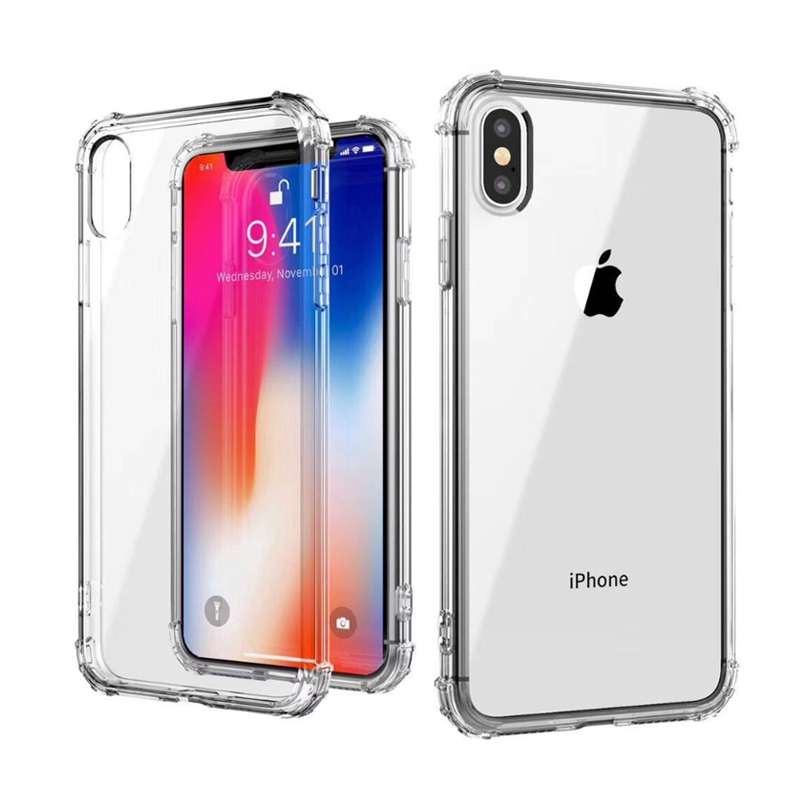 Ốp điện thoại trong suốt chống sốc cho iPhone 5 5S 6 Plus 6S Plus 7 Plus 8 Plus X XR XS Max 11 12 Pro Max 12 Mini SE 2020