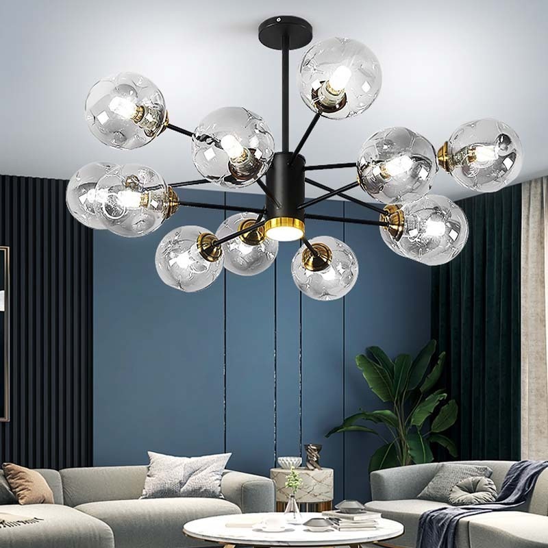IKEE Phòng Ngủ GiảN Đèn Ốp Trần Hiện Đại Phòng Khách ĐèN Treo Trần Đèn Chùm Led ĐèN Thả Trang Trí BắC ÂU