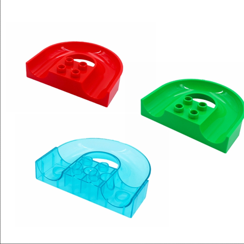 Bộ Đồ Chơi Lego Lắp Ráp Mô Hình Đường Cong Ba Màu Kích Thước Lớn Làm Quà Tặng