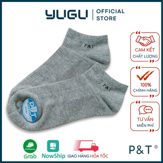 Vớ P&T35, tất cổ ngắn cotton cao cấp kháng khuẩn khử mùi co dãn 4 chiều, thương hiệu Việt