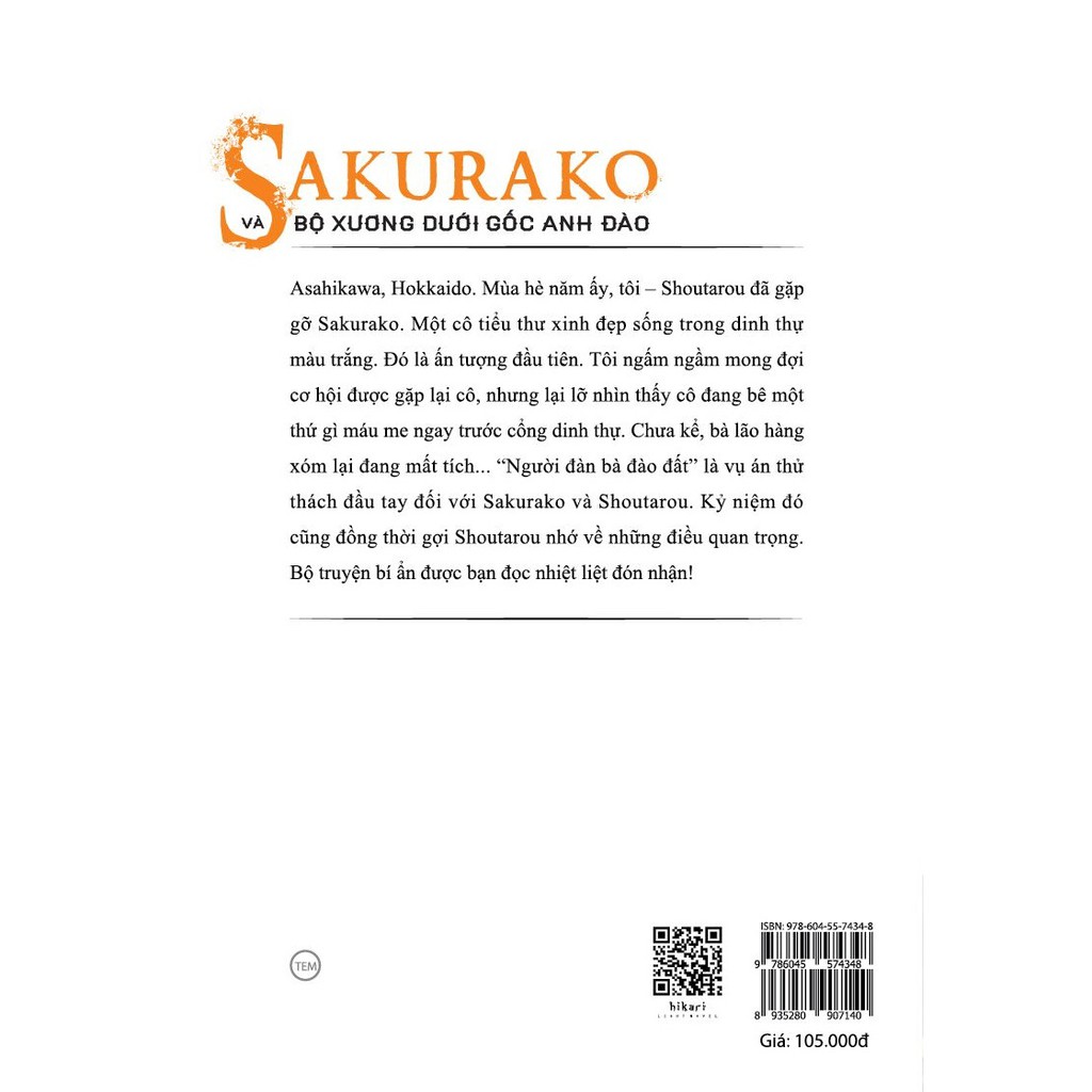 Sách - Sakurako Và Bộ Xương Dưới Gốc Anh Đào 6 - Bí Ẩn Khởi Đầu Từ Sắc Trắng