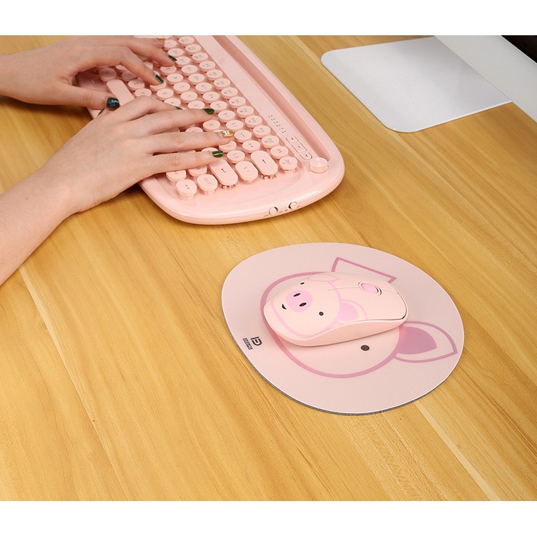 Chuột Không Dây Họa Tiết Kute Forter V8 Slient Mouse