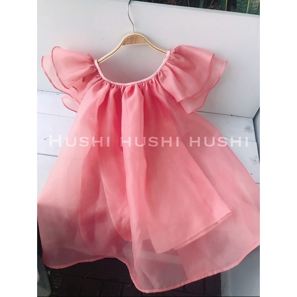 Váy xòe công chúa LUCY DRESS màu hồng baby thời trang xinh xắn cho bé yêu