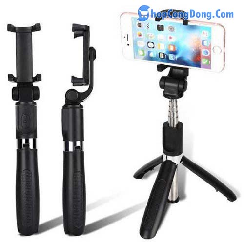 Gậy tự sướng bluetooth kiêm giá đỡ tripod L01 Scd3535