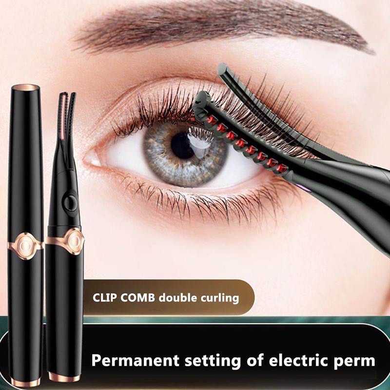 Máy Uốn Cong Lông Mi Bằng Điện Giữ Cong 24 Giờ (Cáp sạc USB)