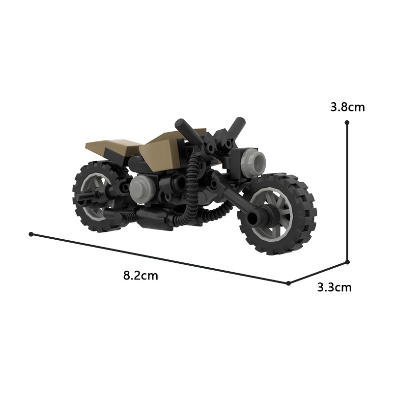 Bộ Đồ Chơi Lắp Ráp Mô Hình Xe Mô Tô Dành Cho Bé