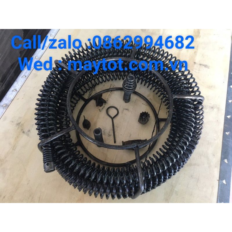 Dây thông cống lò xo dùng cho máy khoan dây phi 16 dài 3 Mét