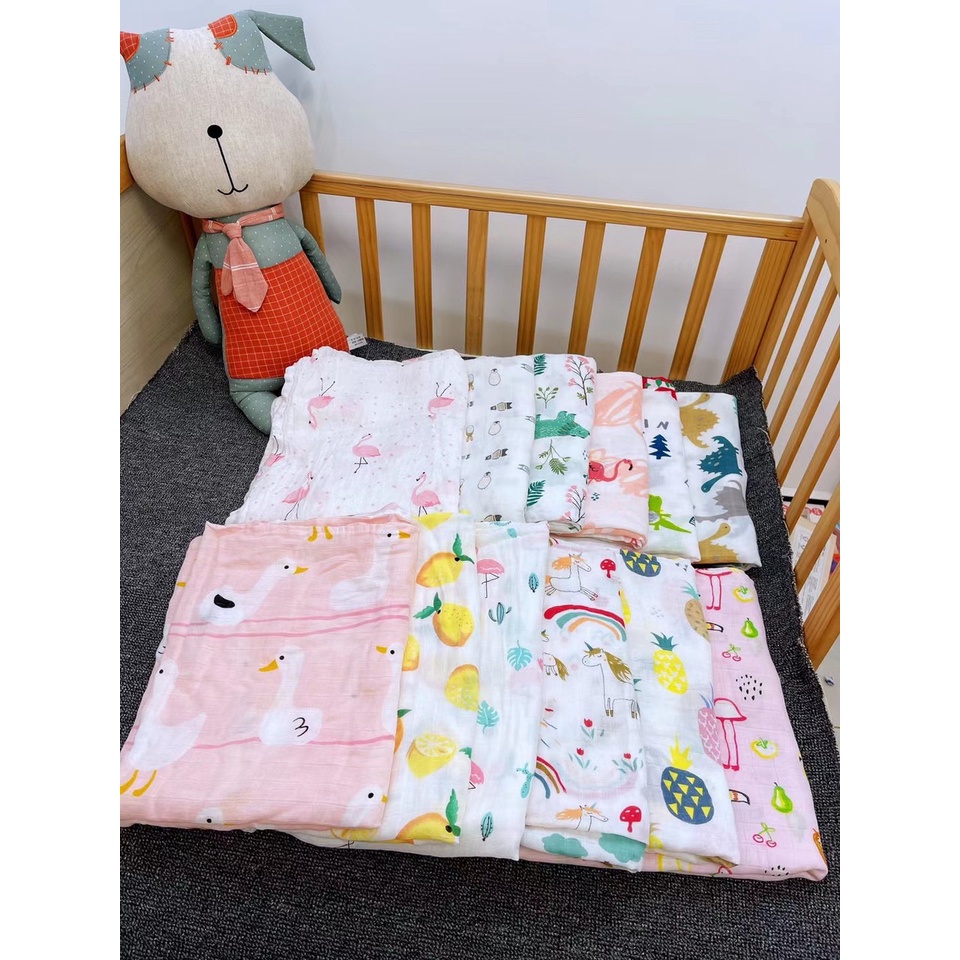 Khăn sợi tre bảng màu MỚI NHẤT cho bé sơ sinh