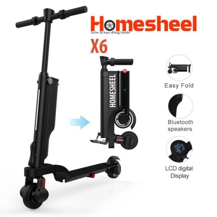 Xe điện cân bằng 2 bánh Homesheel X6 Bảo hành chính hãng Homesheel
