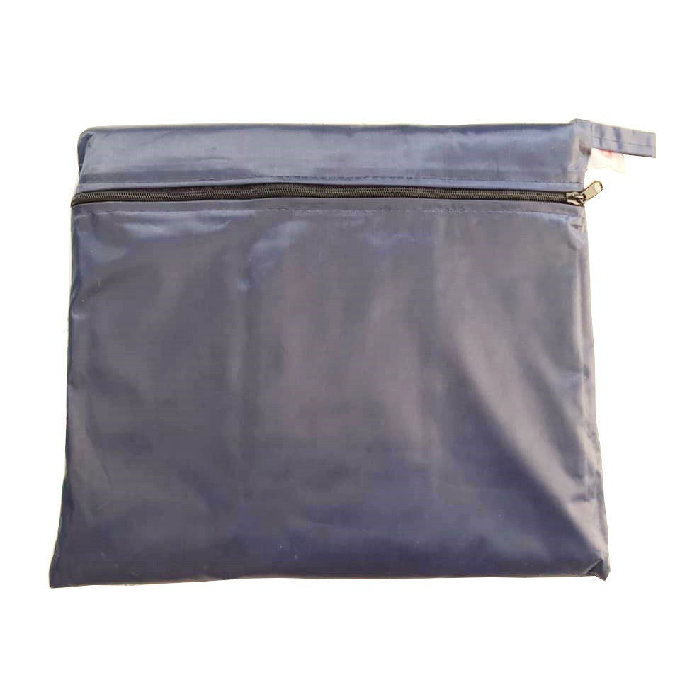 Áo mưa 2 tà vải dù CAO CẤP  - Dành cho người cao từ 1m58 đến 1m75 - MÀU XANH