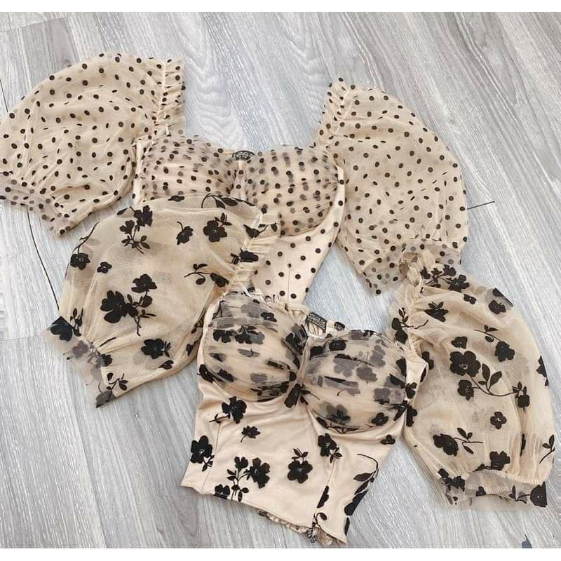 Áo bi cúp ngực tay phồng | BigBuy360 - bigbuy360.vn