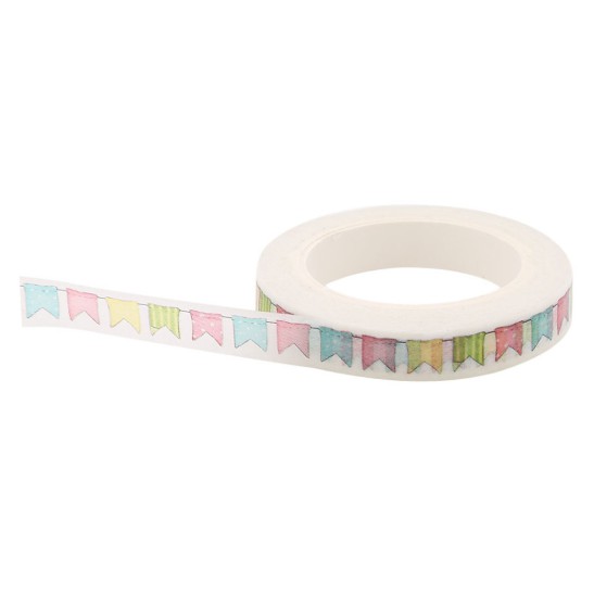 Băng Keo Giấy Trang Trí Washi Tape - Flag String