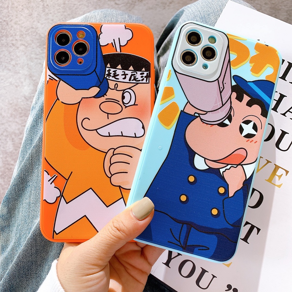 ỐP LƯNG SILICON MÀU BẢO VỆ CAMERA DÀNH CHO IPHONE CHAIEN X SHIN - B73