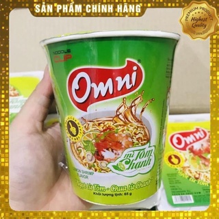 Cốc mì tôm chanh omni 65g