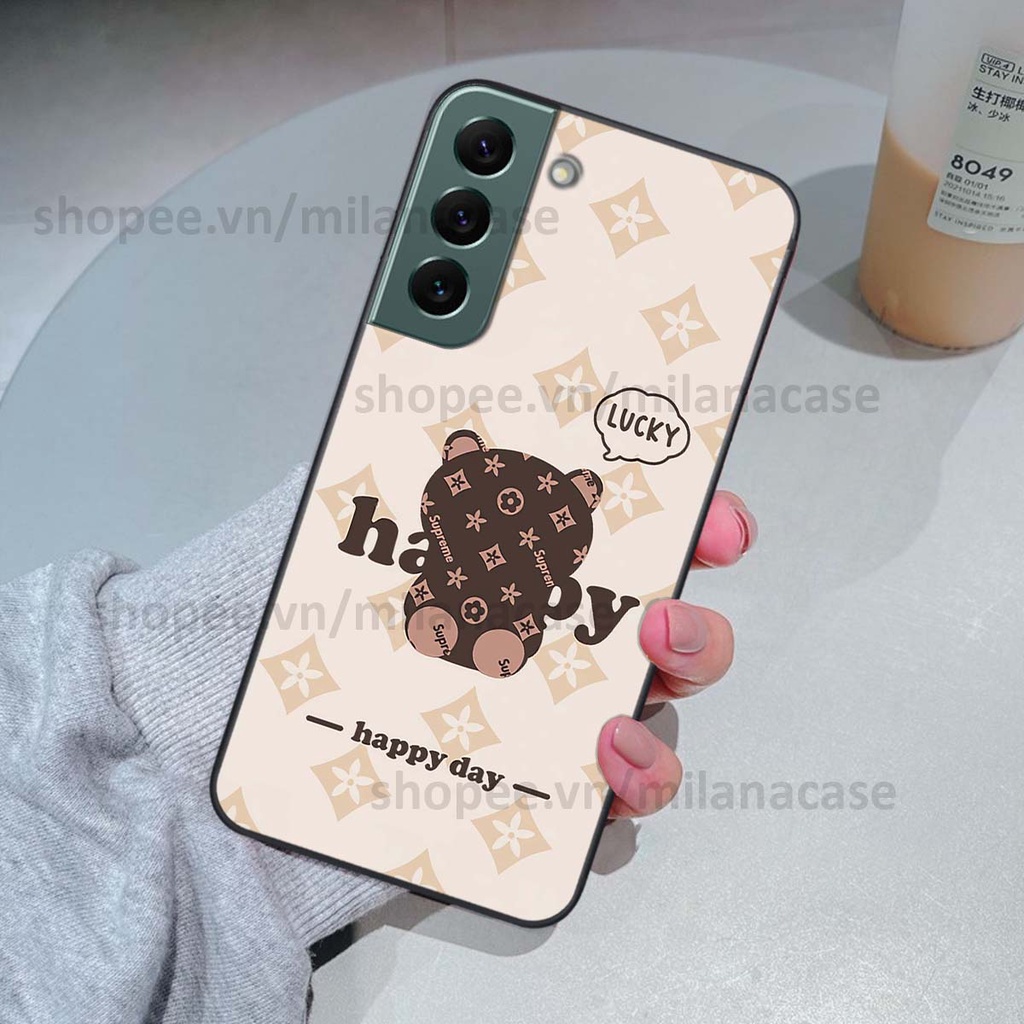 Ốp Samsung S22 / S22 Plus / S22 Ultra / S22+ gấu be@rBrick gấu Teddy Kaws siêu đẹp, phong cách, cá tính