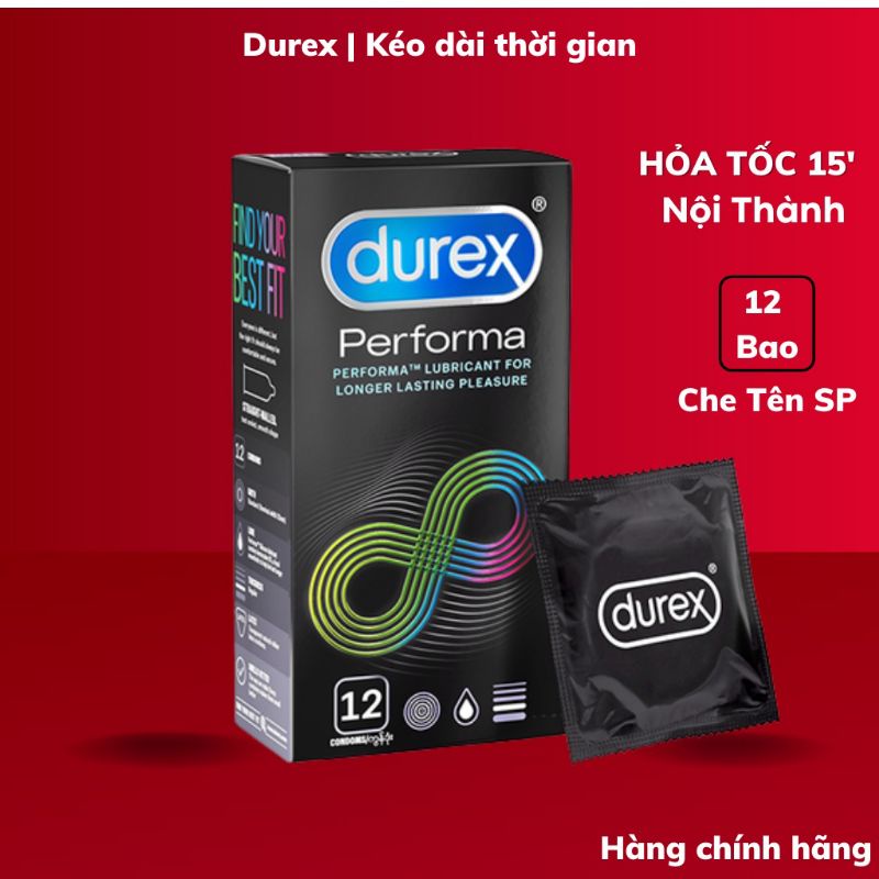 Bao cao su Durex Performa ( hộp 12)