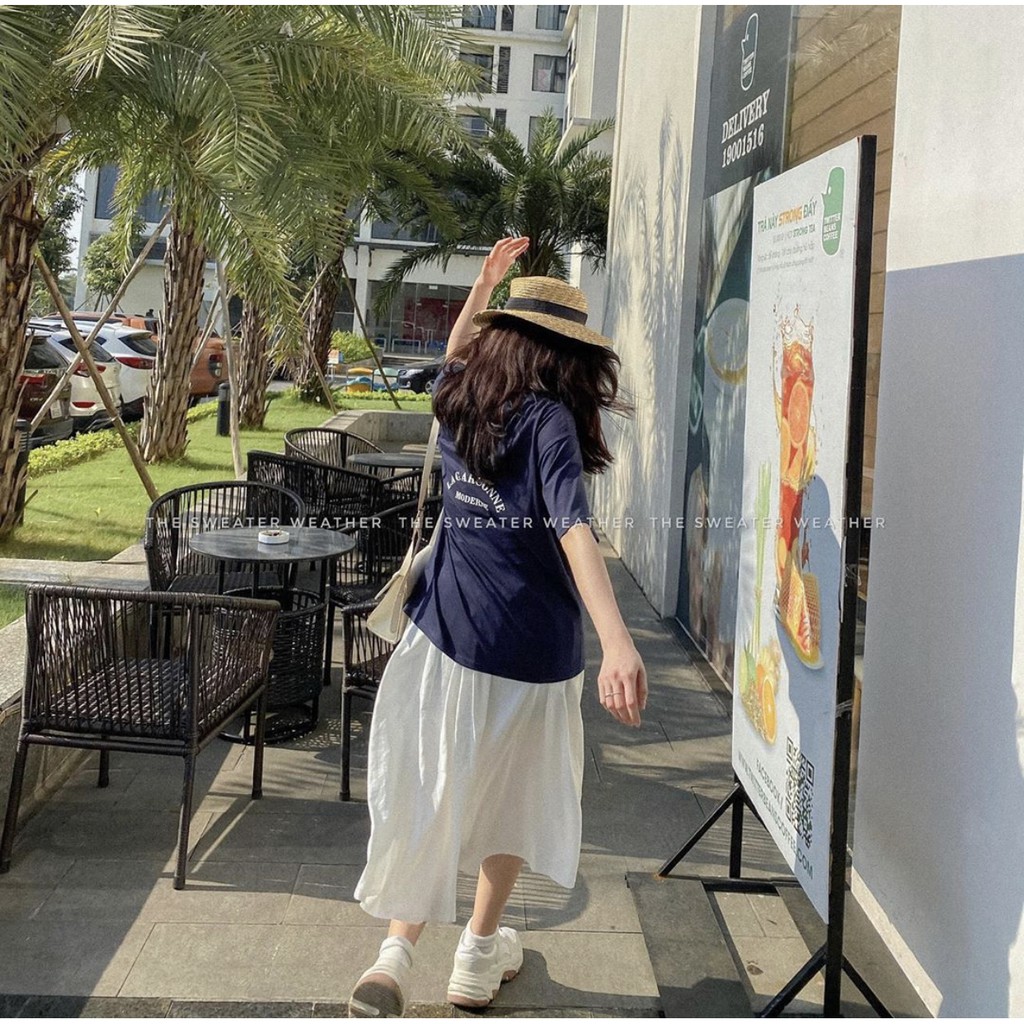 Chân váy đũi chữ A không nhăn | BigBuy360 - bigbuy360.vn