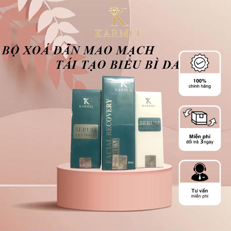 Serum Phục Hồi Da Dãn Mao Mạch, Tái Tạo Biểu Bì Da - Dưỡng Da, Xóa ửng đỏ tái tạo biểu bì da giúp da trắng sáng đều mầu