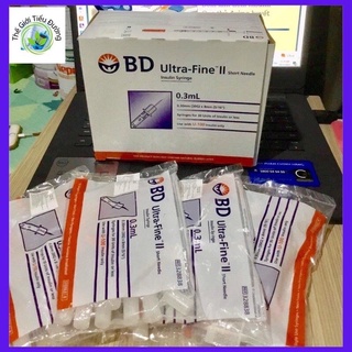 Kim Tiêm Tiểu Đường/Filler trong Spa Kim BD 0.3ml( hộp 100 cái, có tách lẻ)