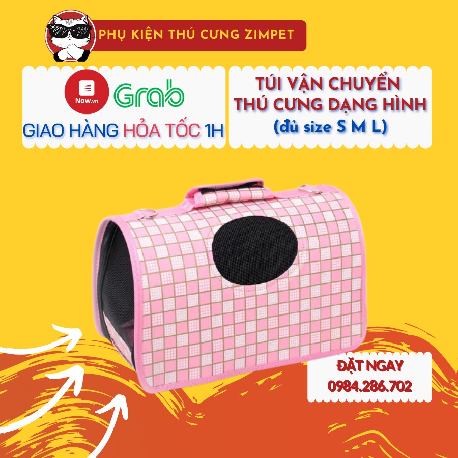 Túi vận chuyển thú cưng Size L (Pet&lt;8kg) giao mẫu ngẫu nhiên