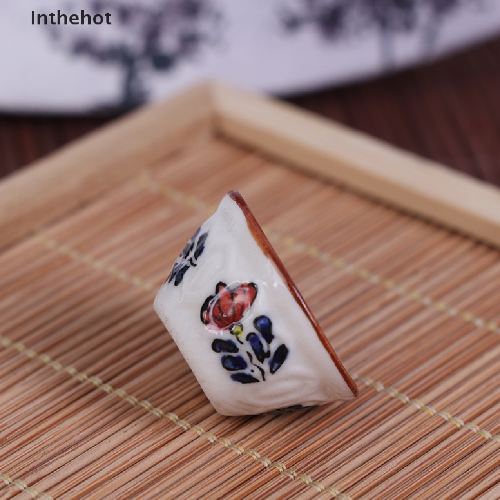 1pcs Bộ Đĩa Sứ Nhỏ Xinh Đáng Yêu Cho Nhà Búp Bê