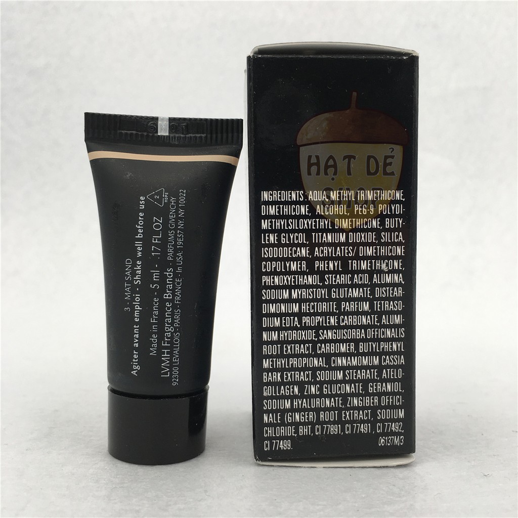 Givenchy Kem Nền Eclat Matissime Fluid Foundation 5ml #3 Mat Sand