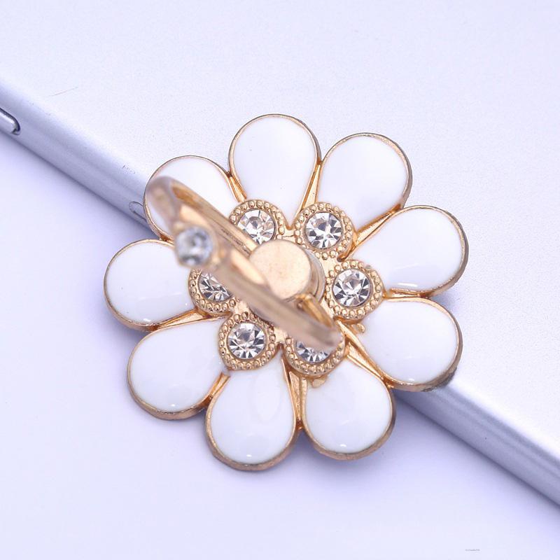 Phone Ring Holder Diamond-plated Flower Shape Metal Finger Rings Bracket For Mobile Phone coldwind.vn