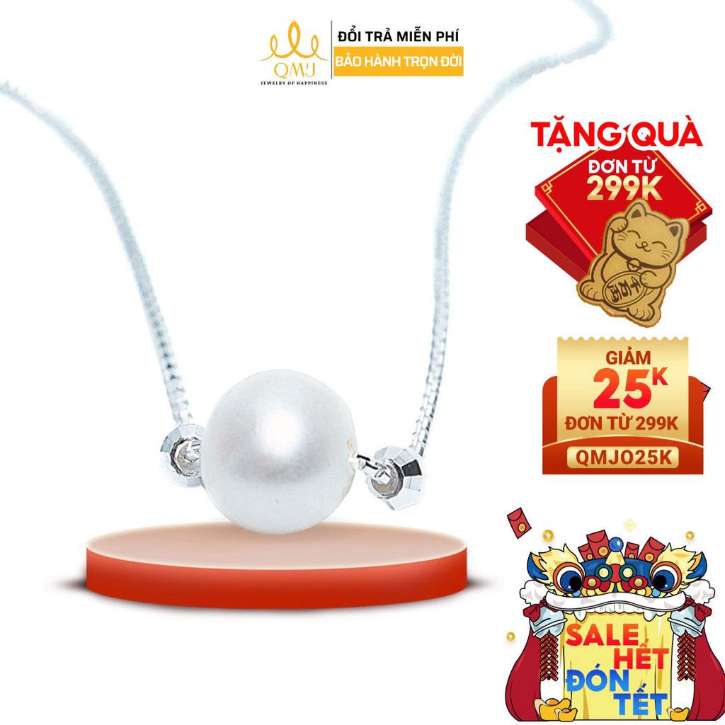 Dây chuyền QMJ Ngọc duyên dáng bạc 925 thiết kế thanh lịch - Q091