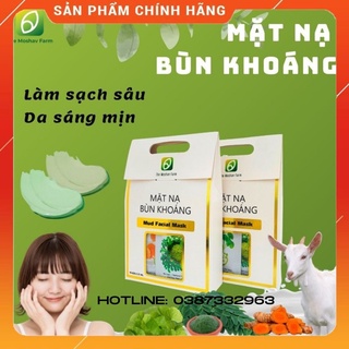Mặt nạ bùn khoáng bột chùm ngây & rau má Moshav Farm