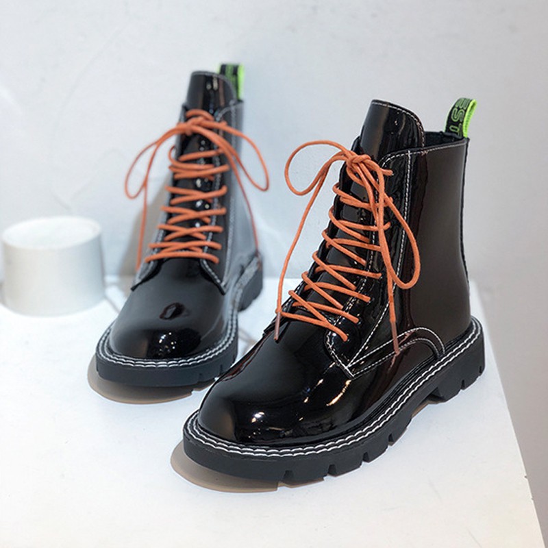 Giày Bốt Đôi Nam Nữ Hàng Quảng Châu - Boots Loại Đẹp Màu Đen Bóng Và Đen Mờ Siêu Đẹp | WebRaoVat - webraovat.net.vn