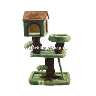 Hachikopetshop. CÂY NHÀ MÈO CT014, ĐỒ CHƠI MÈO CÀO