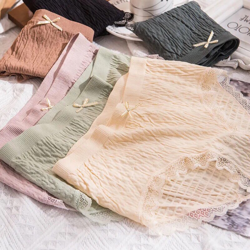Quần lót nữ cotton viền ren nâng mông kháng khuẩn 556 ❤️❤️