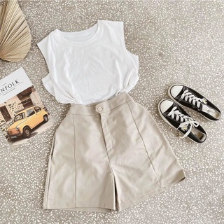 SET PULL SÁT NÁCH + SHORT KAKI NGỐ