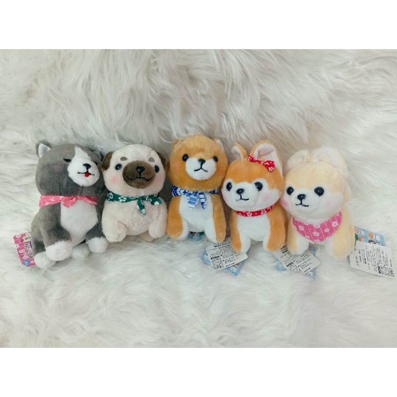set chó shiba nhí chính hãng Amuse Nhật Bản