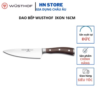 Dao Bếp Wusthof Ikon 16cm Cán Nhựa Đen bảo hành 24 tháng
