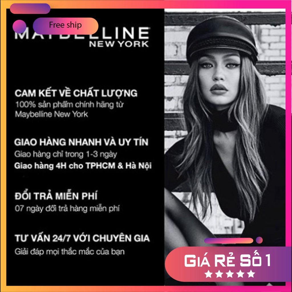 Mascara Dày Mi Cực Đại Maybelline New York Colossal Big Shot Waterproof Chuốt Mi Không Lem Không Trôi 10ml Hàng Chínhãng