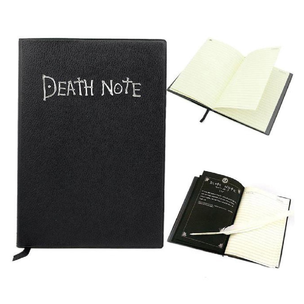 Sổ Death Note - Cuốn Sổ Tử Thần Anime/Manga Death Note [Có hộp và tặng kèm bút lông, kẹp sách] PK02