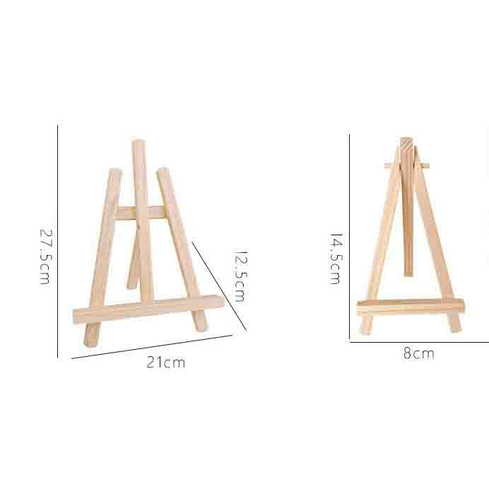 Giá đỡ điện thoại máy tính bảng sách vở bằng gỗ để bàn decor trang trí