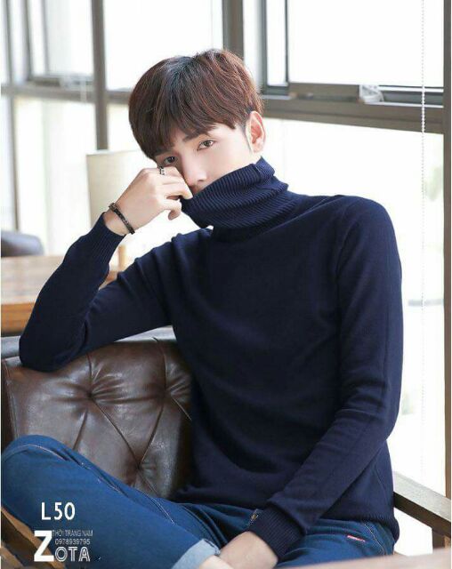 Combo áo len nam cổ lọ kèm 3 đôi tất nam ngắn cổ | BigBuy360 - bigbuy360.vn