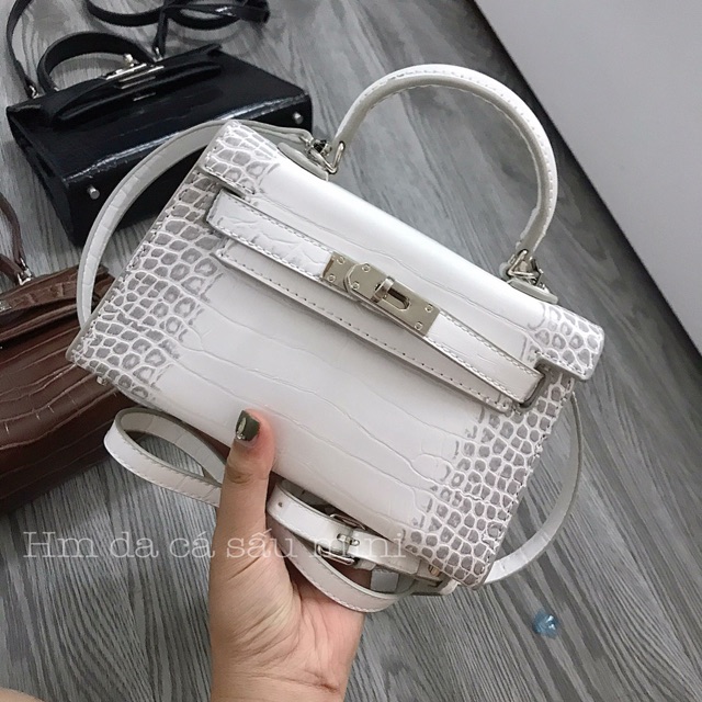 Túi Hm da cá sấu Super ảnh thật fullbox