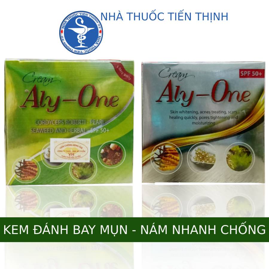 Bộ kem mụn nám Aly -One hiệu quả bất ngờ sau một tuần sử dụng