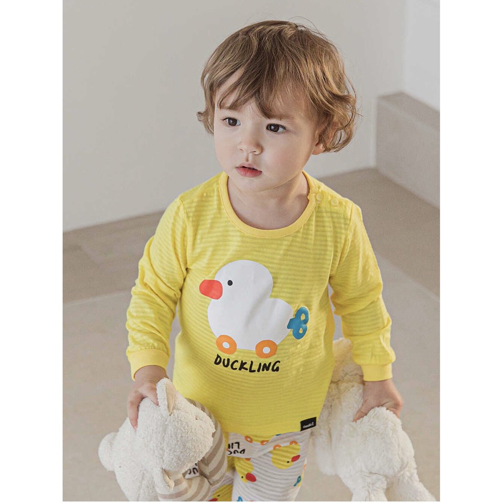 BỘ DÀI TAY CAO CẤP BÉ TRAI CỦA HÃNG CORDII, CHẤT COTTON GIẤY ORGANIC, CON VỊT