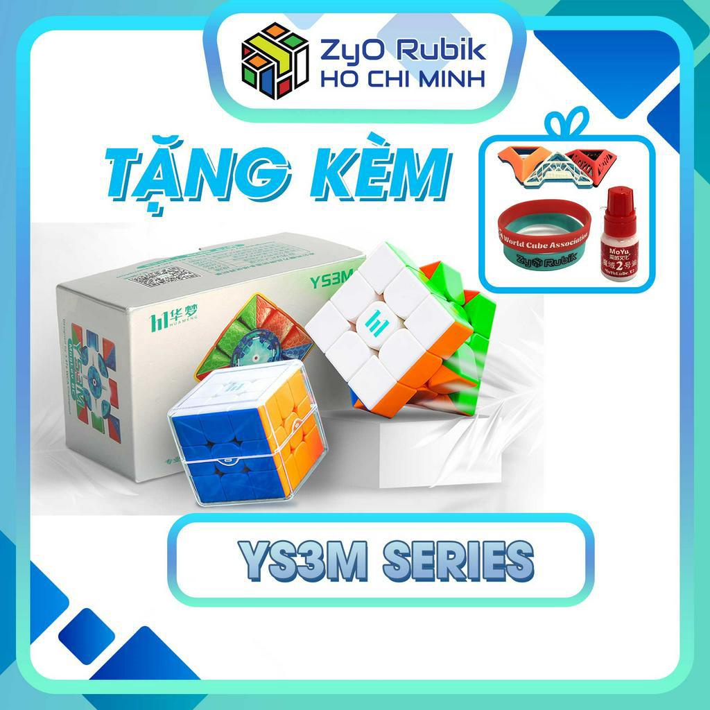 Rubik YS3M HuaMeng 2023 Stickerless Magnetic/Maglev/Ballcore/UV - Đồ chơi trí tuệ - Zyo Rubik Hồ Chí Minh