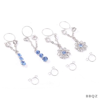 Pha Lê CZ Kẹp Trên Nhẫn Giả, Nút Không Xỏ Nhẫn Trang Sức Cơ Thể Cho Nữ Bé Gái