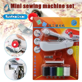 Máy may mini cầm tay không dây kèm kéo cắt tiện dụng