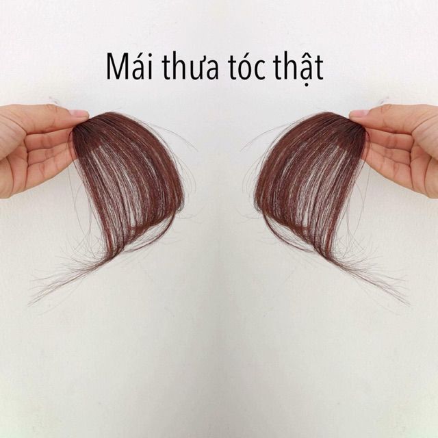 Tóc mái giả cao cấp  FREESHIP  mái thưa tóc thật 100%