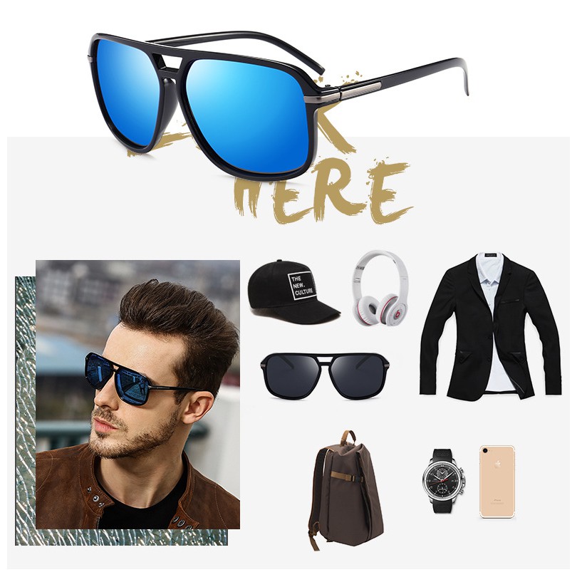 Kính Mát Kính Râm Phân Cực Thời Trang Hoang Dã Cổ Điển ❤️FREESHIP❤️