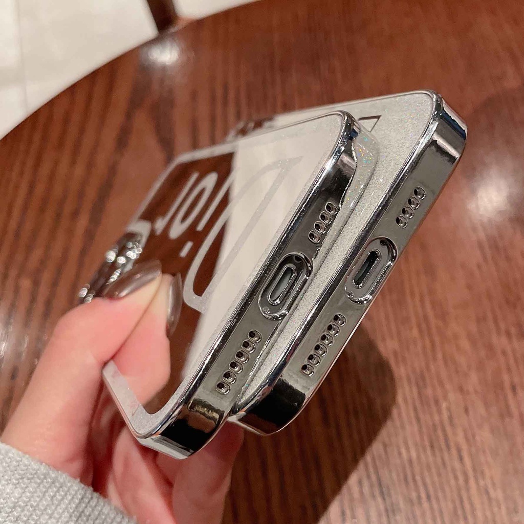 Ốp Điện Thoại Tráng Gương Lấp Lánh Cho iPhone 13ProMax 12Pro 11 XSMax 7P